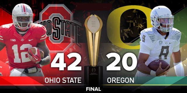 Ezekiel Elliott's 246-Yard Dominant National Championship! (#2 Oregon vs.  #4 Ohio State) 