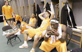 Tennessee Locker room after loss to tOSU
