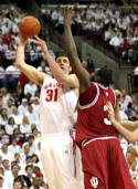 Kosta Koufos had 18 points and nine rebounds for the Buckeyes in the loss to Indiana
