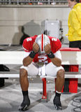 Ohio State quarterback Terrelle Pryor reacts to his performance during the Buckeyes' 13-6 loss to Penn State Saturday.