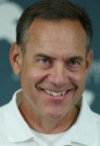 Michigan State head football coach Mark Dantonio 