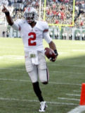 Ohio State quarterback Terrelle Pryor (2) runs into the end zone for a touchdown against Michigan State during the first quarter of an NCAA college football game in East Lansing, Mich., Saturday, Oct. 18, 2008. (Photo: Associated Press