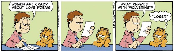 Even Garfield Knows A Loser