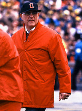 Coach Woody Hayes, Head Coach Ohio State Buckeyes 1951-1978 the man all other OSU coaches are measured against